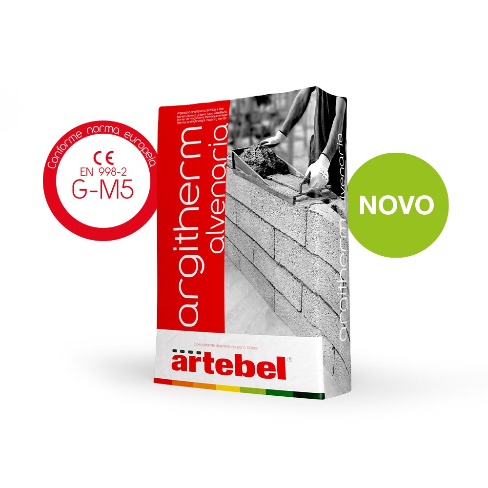 Argitherm Alvenaria 15kg - Argamassa de alvenaria térmica e leve