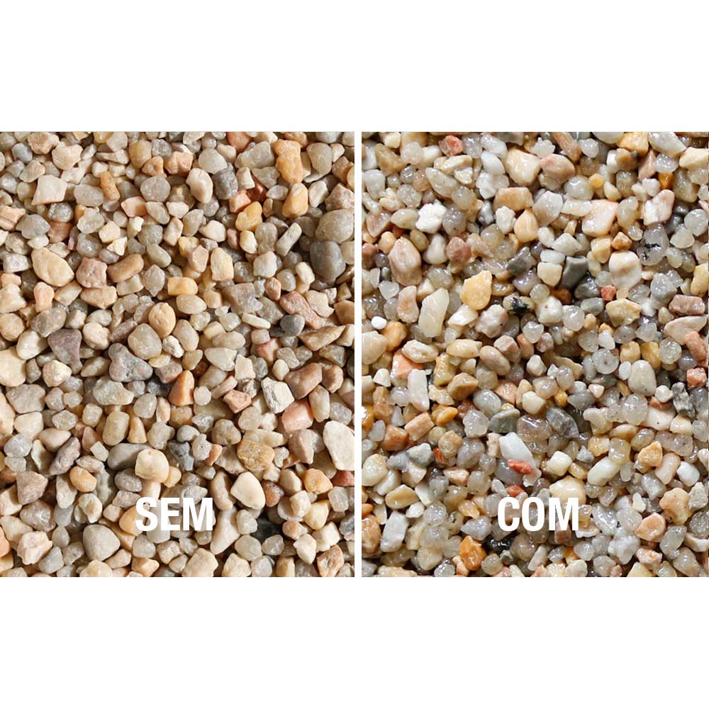 Topeca Floor Natural - compactação e fixação de agregados naturais