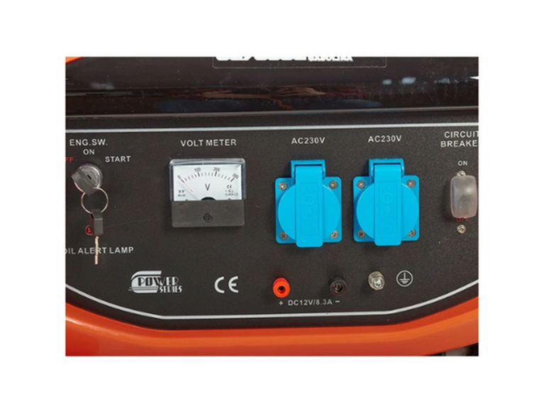 Gerador a gasolina monofásico - 7000W/8,75KVA GC7000E - ANOVA