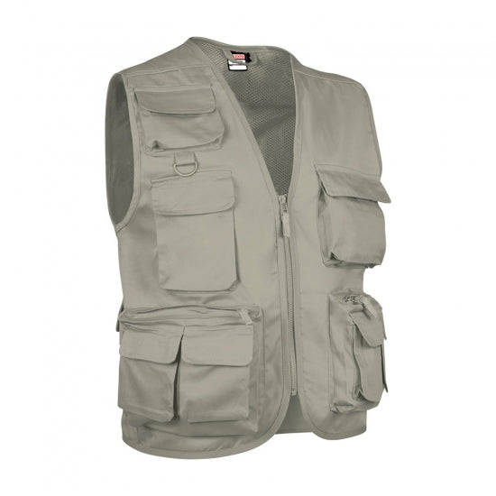 Colete multibolsos 65% poliéster 35% algodão 200 g - VALENTO