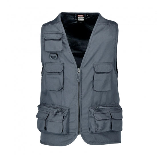 Colete multibolsos 65% poliéster 35% algodão 200 g - VALENTO