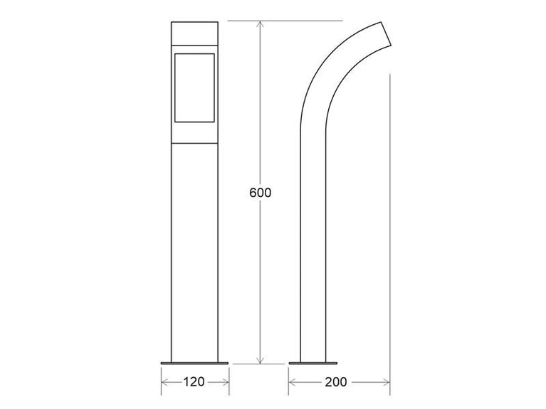 Candeeiro de jardim Led DELOS - 7W
