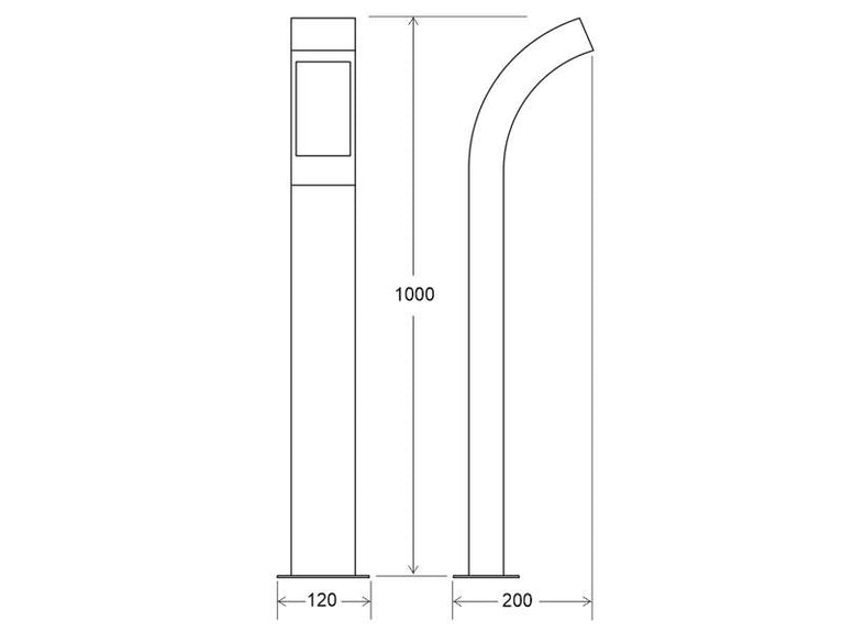 Candeeiro de jardim Led DELOS - 7W