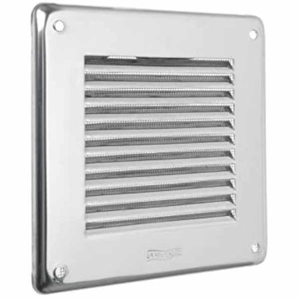 Grelha de ventilação Inox Quadradas