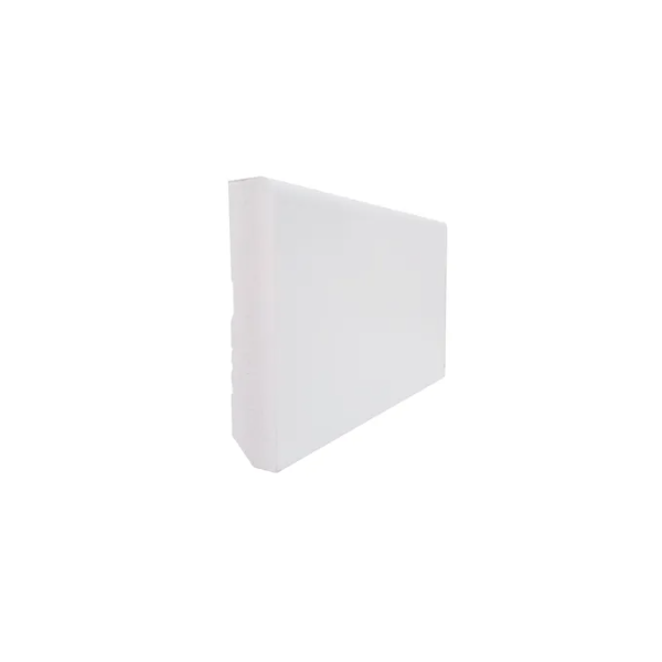 Perfil Rodapé em PVC Branco - Perfilclic
