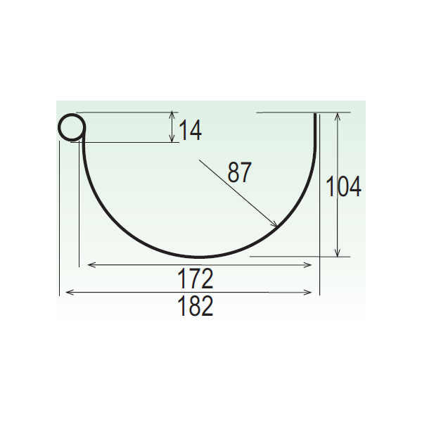 Caleira e Acessórios em PVC - Modelo 133