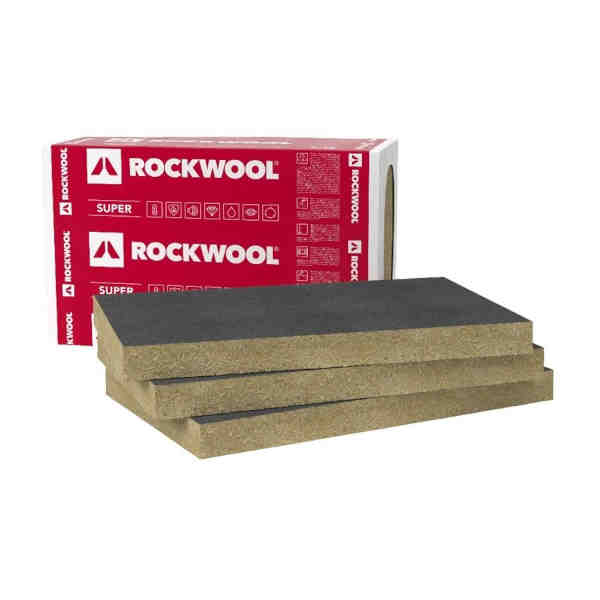 Lã de Rocha Rockwool véu acústico - Painel 231.652 - 70kg/m3