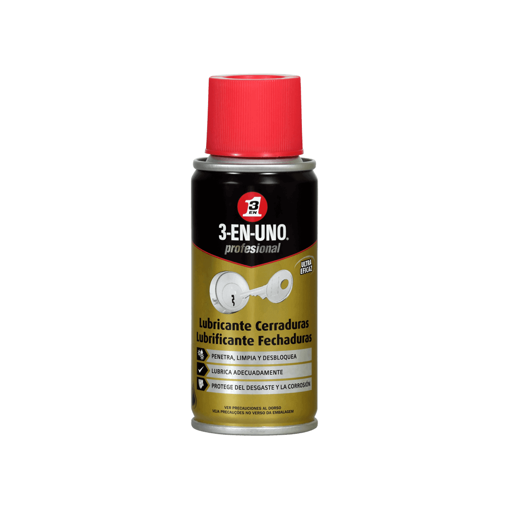 Lubrificante de fechaduras 100 ml - 3-EN-UNO