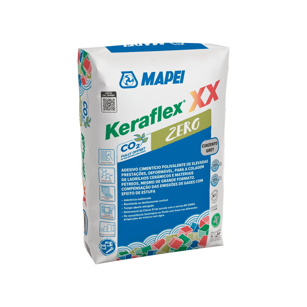 Keraflex XX Zero - Mapei - 25kg - Cinzento