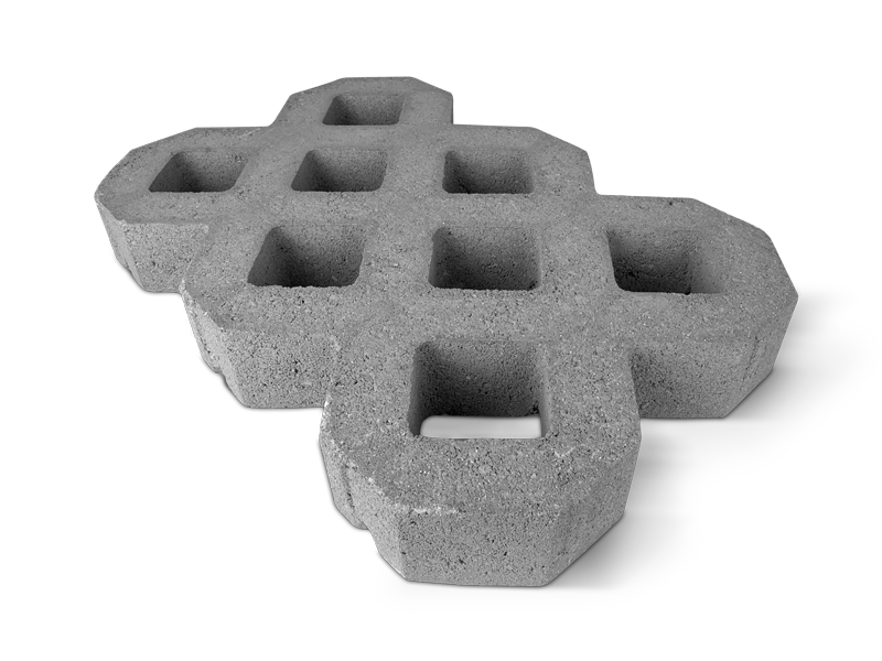 Pavimento Pavê - Grelha - Cinza - Artebel®