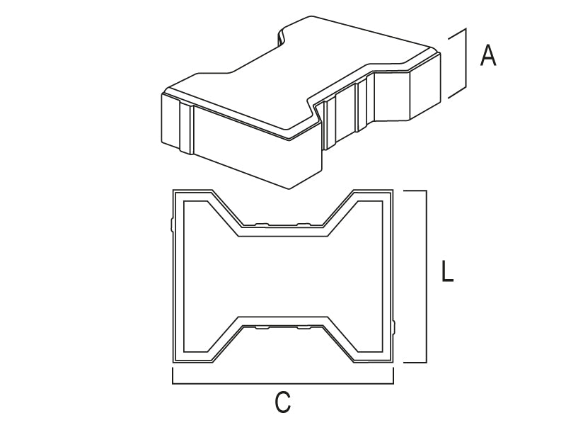 Pavimento Pavê - Alfa - Cinza - Artebel®