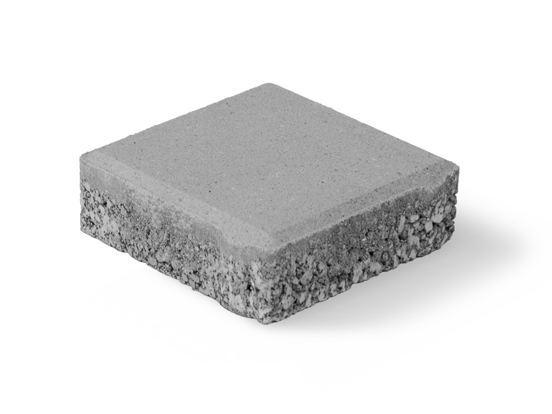 Pavimento Pavê - Quadrado - Cinza - Artebel®