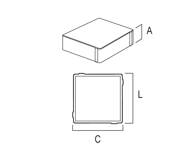 Pavimento Pavê - Quadrado - Cinza - Artebel®