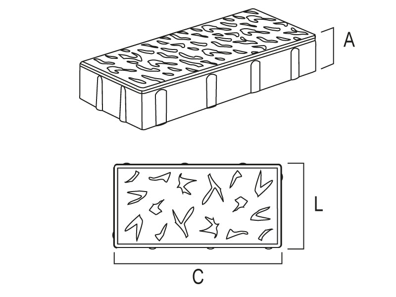 Pavimento Pavê - Rústico - Cinza - Artebel®