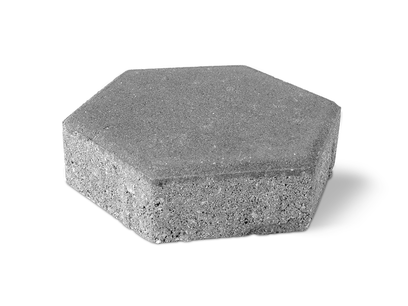 Pavimento Pavê - Hexagonal - Cinza - Artebel®