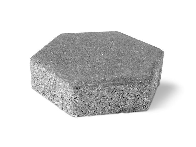 Pavimento Pavê - Hexagonal - Cinza - Artebel®