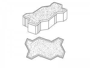 Pavimento - Uni Drenante - Cinza - Artebel®