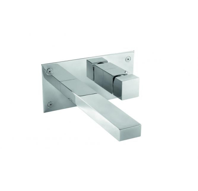 Torneira Monocomando de Lavatório de Encastrar Bica Retangular - Linha A4