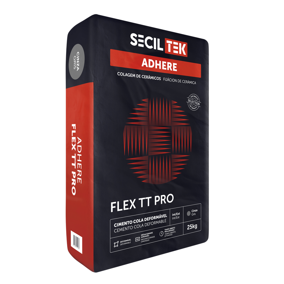 Cimento cola - ADHERE FLEX TT PRO - 25kg - SECIL