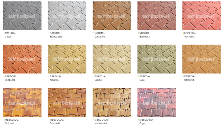 Pavimento Pavê - Hexagonal - Cinza - Artebel®
