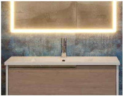 Lavatório centrado com 1 pio - MoovLux