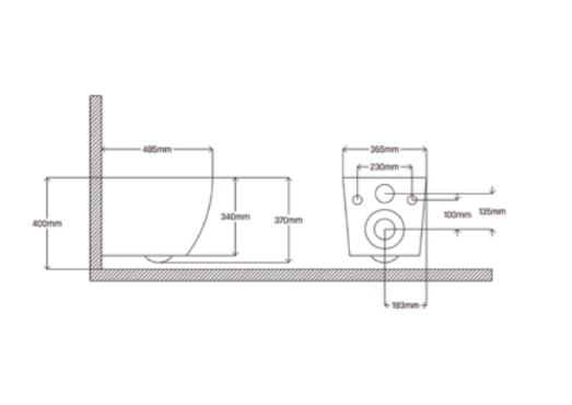 Modelo Faro - Sanita ou Bidé - MoovLux