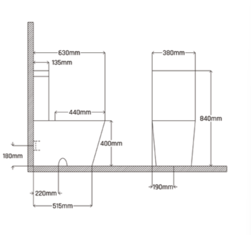 Modelo Chaves - Sanita ou Bidé - MoovLux
