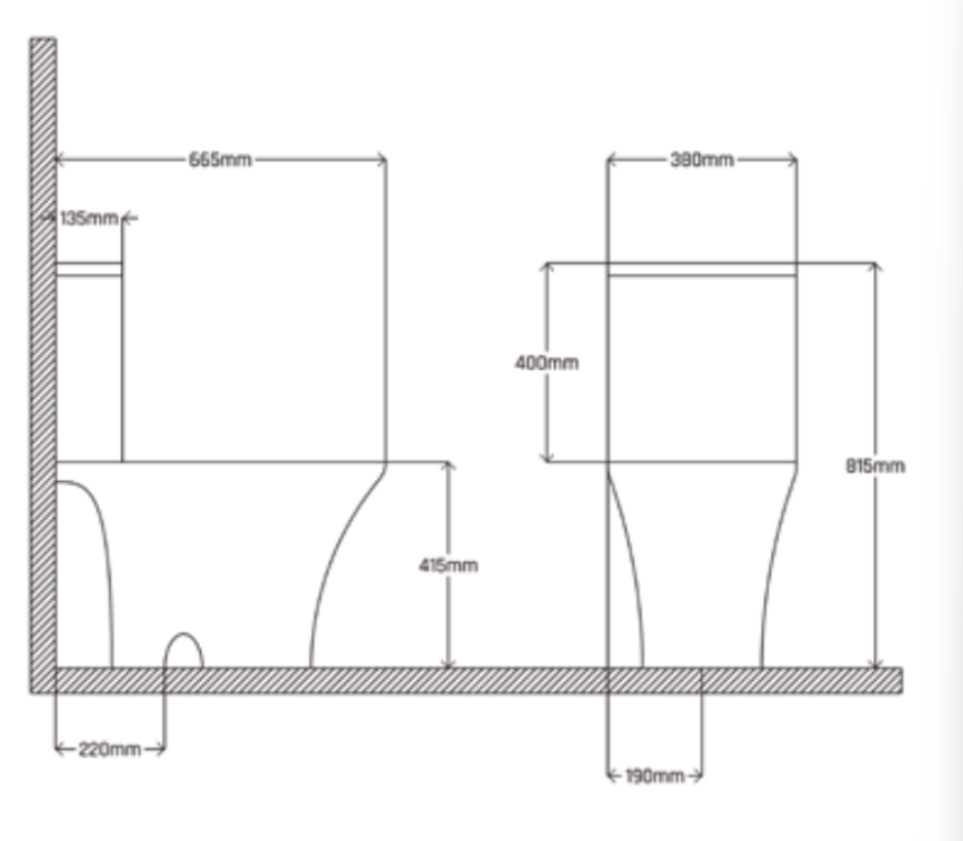 Modelo Lisboa - Sanita ou Bidé - MoovLux