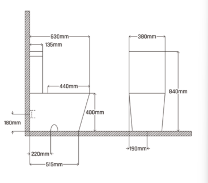 Modelo Viseu - Sanita ou Bidé - MoovLux