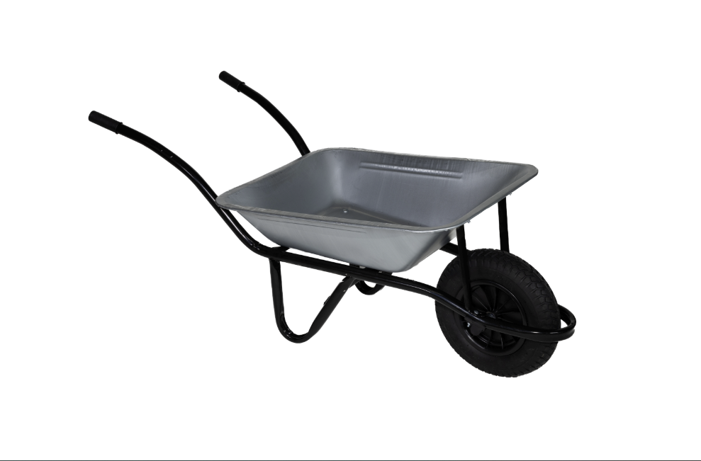 Carro de mão compacto galvanizado