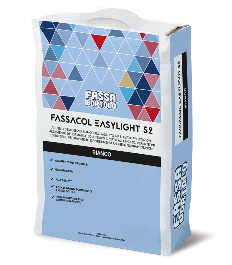 Cimento-cola Fassacol Easylight S2 - 15 Kg - FASSA