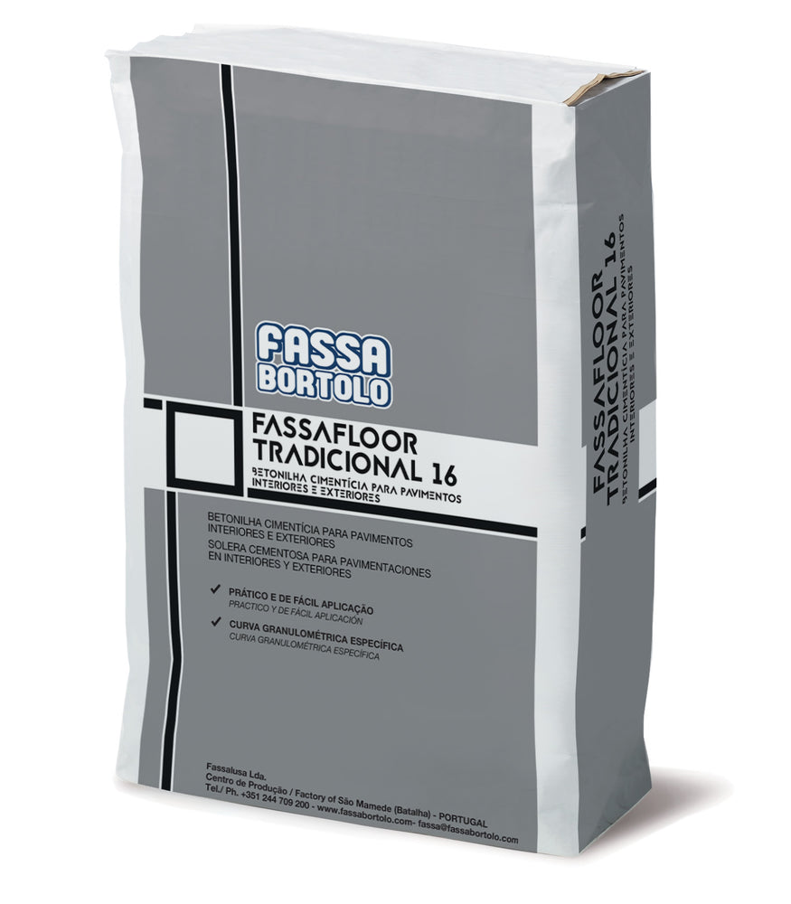 Betonilha - Fassafloor tradicional 16 - 25kg - FASSA