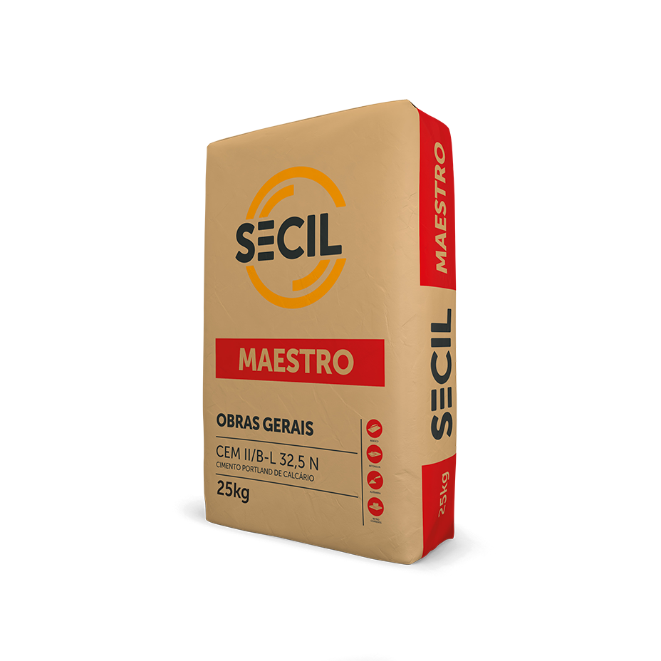 Cimento Tipo II 32.5 - 25 Kg - Secil