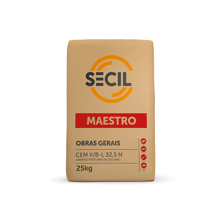 Cimento Tipo II 32.5 - 25 Kg - Secil