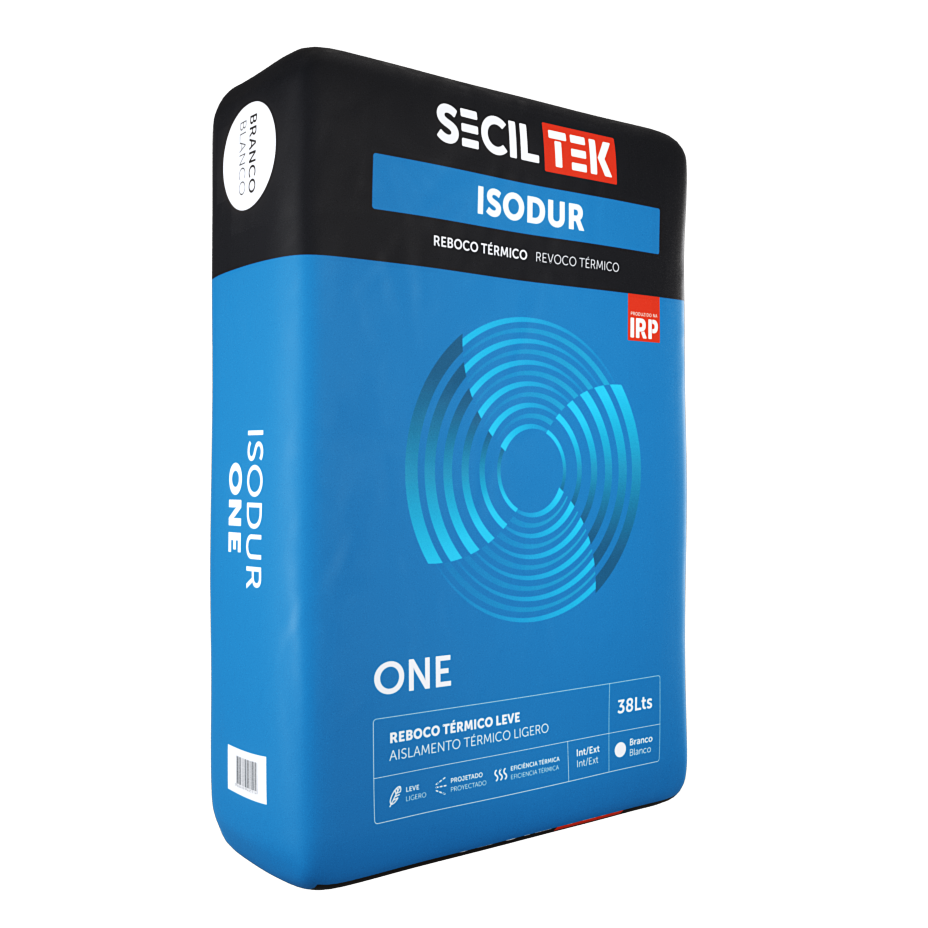 Isodur One - Reboco térmico - 38 litros - SECIL