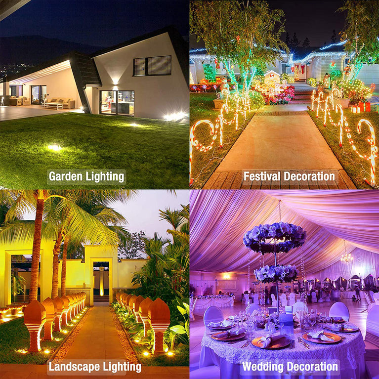 Projetor LED RGB, 50W + controle remoto
