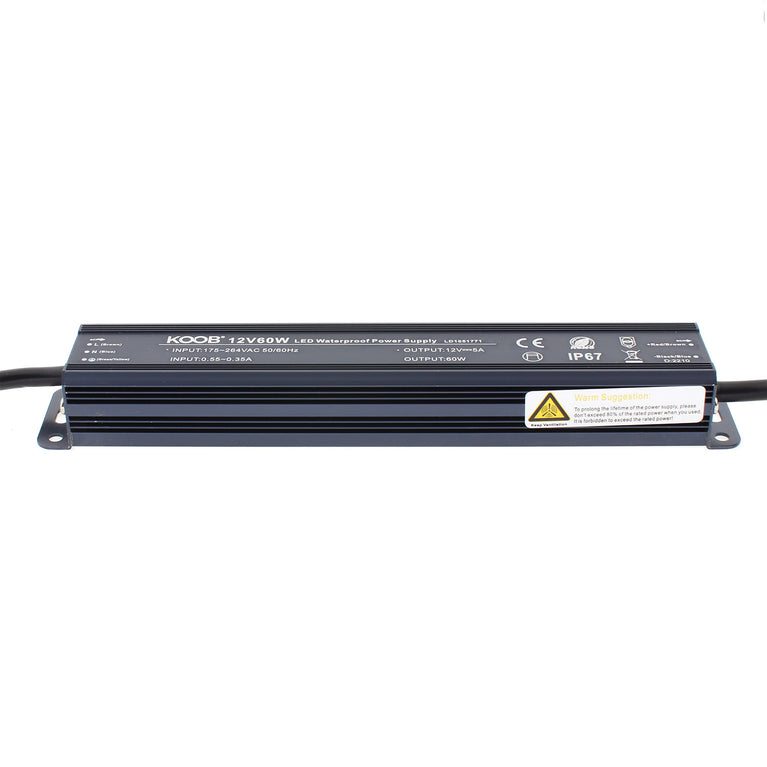 Fonte de alimentação IP67 - DC12V/60W/5A