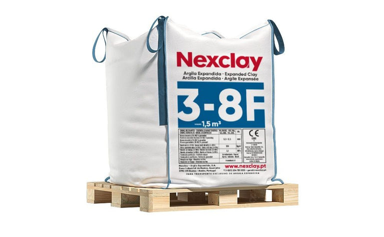 Argila expandida Nexclay 3-8F (6,3 a 12,5mm)