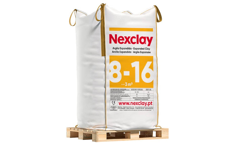Argila expandida 8-16 Nexclay (8 a 16mm)