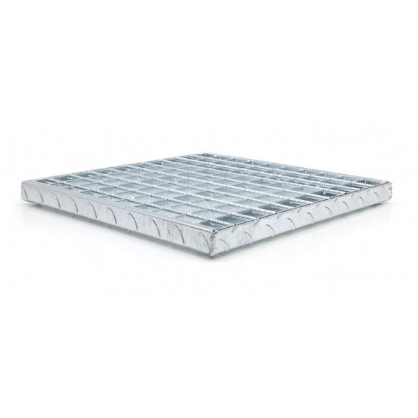 Grelha Quadriculada Galvanizada - Com aro Basic