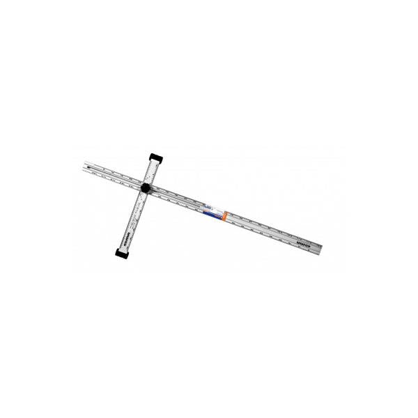 Régua T ângulo regulável