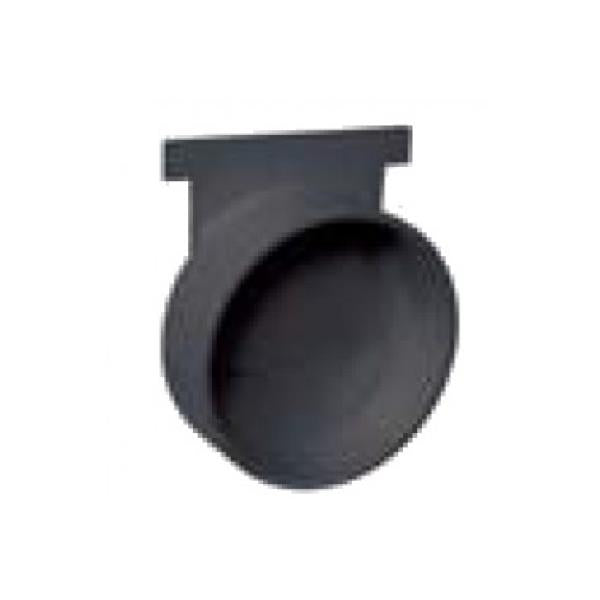 Canal Modular 100 em PP Negro e Grelha Metálica