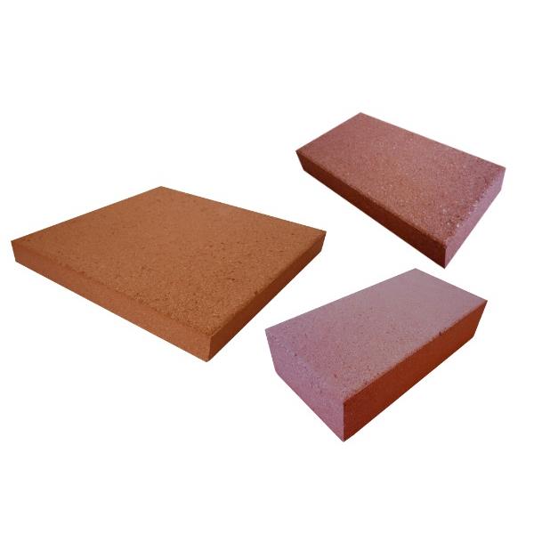 Tijolo refratário prensado vermelho