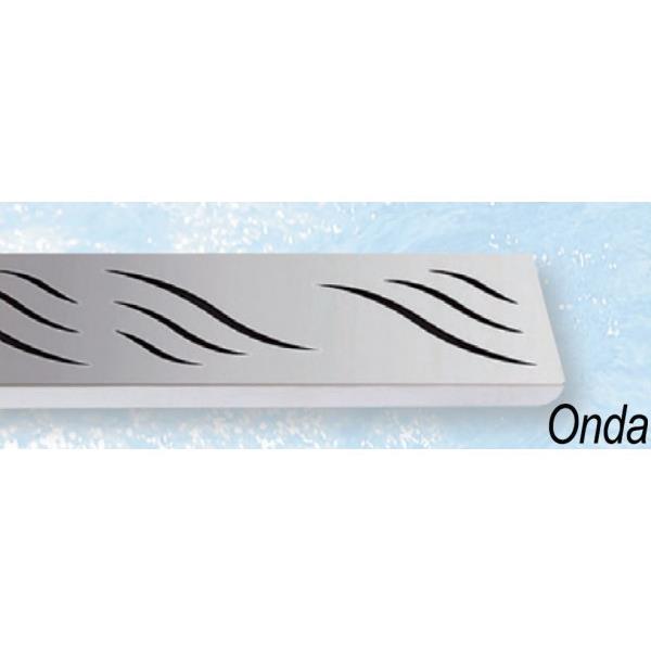 Ralo para escoamento em linha em ABS e grelha inox - FIRST