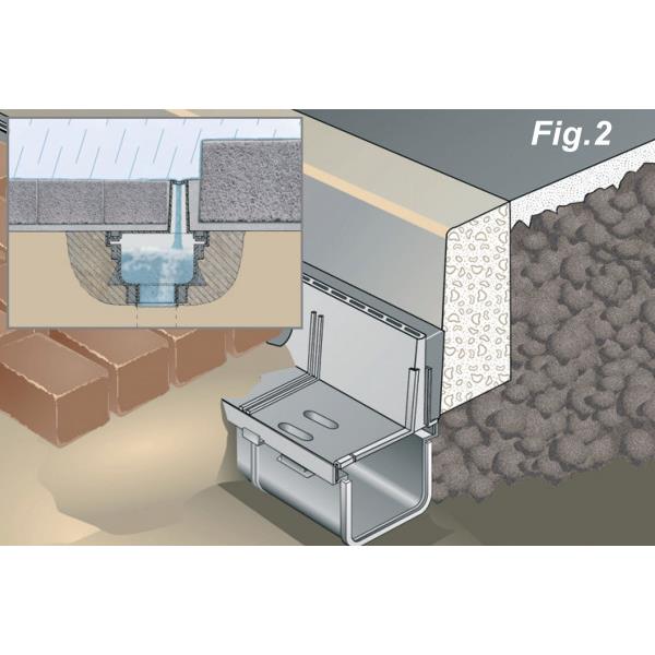 Grelha com Ranhura para Canal Modular 100