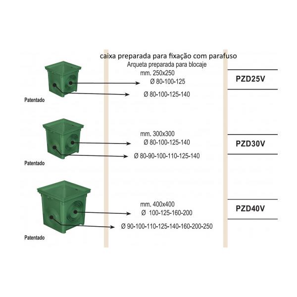 Caixa de esgoto prato 2000