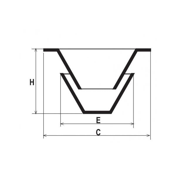 Sifão para caixa cúbica de esgoto