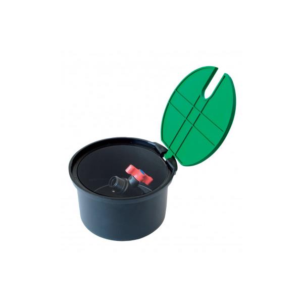 Caixa de Jardim com Tampa Preto Verde