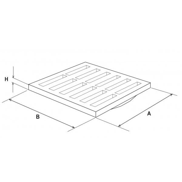 Grelhas em PP - Cinza