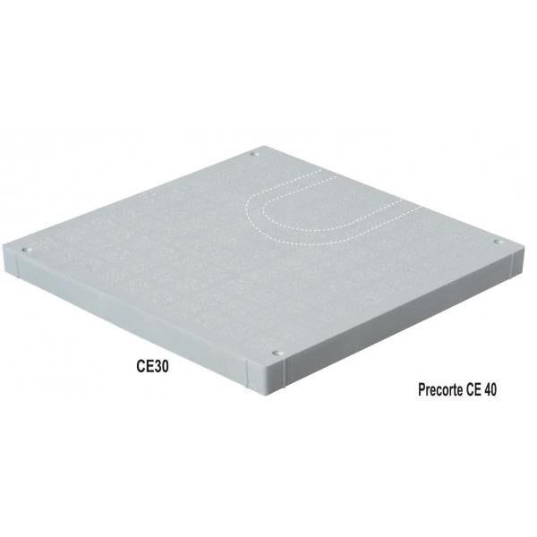 Tampa tecnica para tubos - Cinza